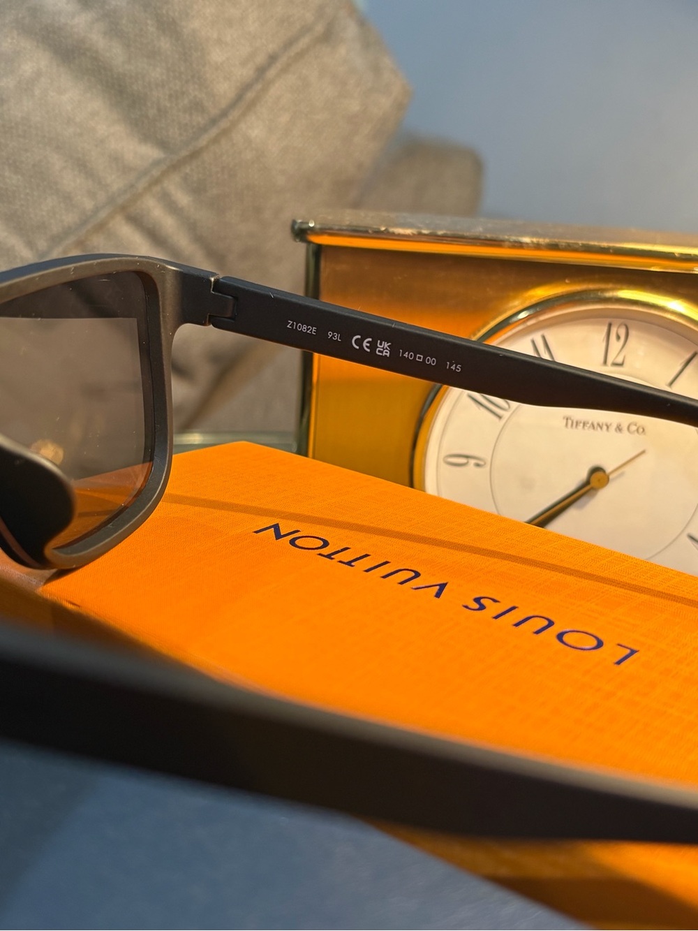 Louis Vuitton Mirror Monogram Shield Sunglasses in Black and Silver - Picture 8 of 8